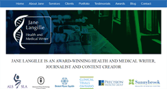 Desktop Screenshot of janelangille.com